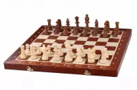 Szachy Turniejowe nr 5 Sunrise, Intarsjowane Szachy Turniejowe nr 5 Sunrise, Intarsjowane